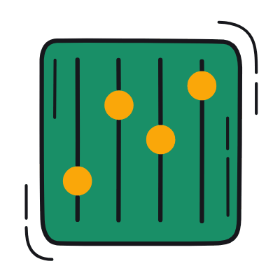 Sound Mixer, Animated Icon, Color