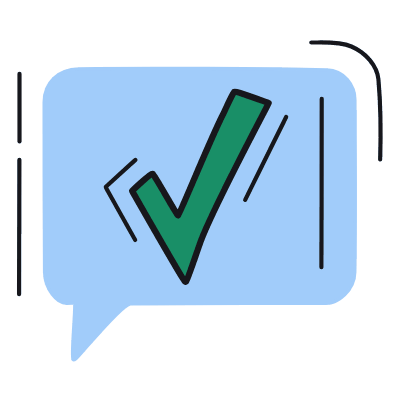 Message Check, Animated Icon, Color