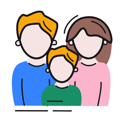 Avatars Family, Animated Icon, Color