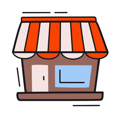 Shop, Animated Icon, Color