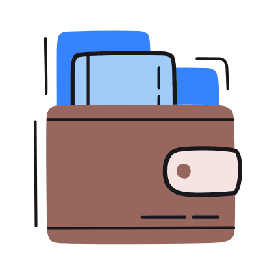 Wallet, Animated Icon, Color