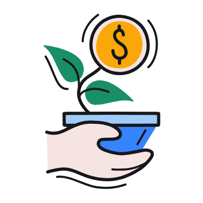 Investment, Animated Icon, Color