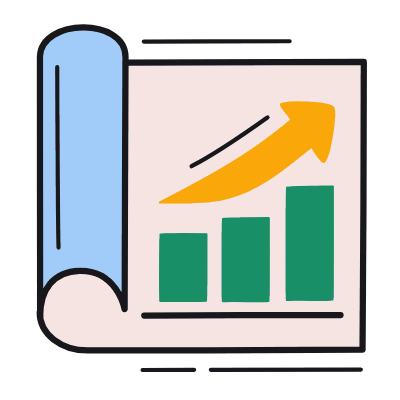 Financial Project, Animated Icon, Color