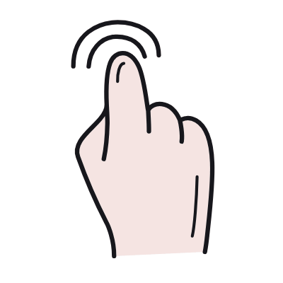 Tap Twice, Animated Icon, Color