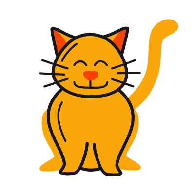 Cat, Animated Icon, Color