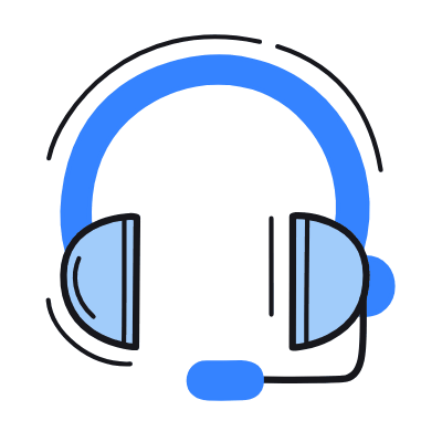 Headset Microphone, Animated Icon, Color