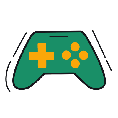 Gamepad, Animated Icon, Color