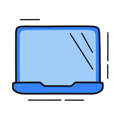 Laptop, Animated Icon, Color