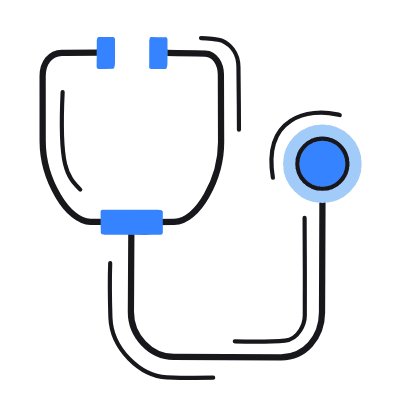 Stethoscope, Animated Icon, Color