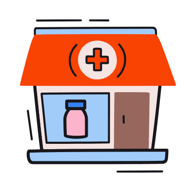 Pharmacy, Animated Icon, Color