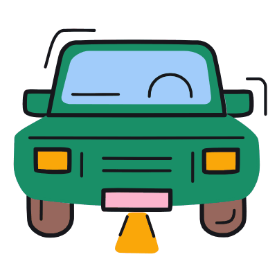 Car, Animated Icon, Color