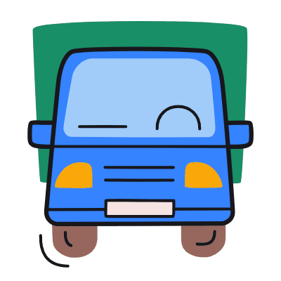 Truck, Animated Icon, Color