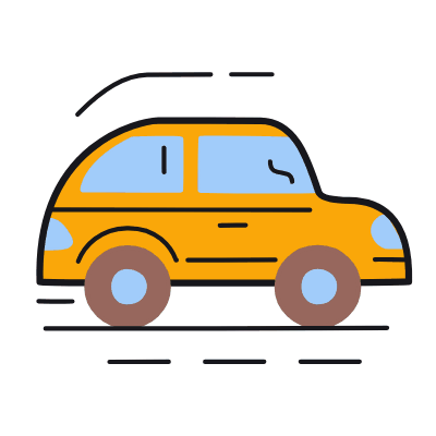Car, Animated Icon, Color