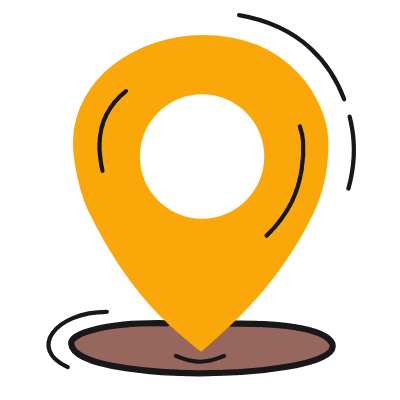 Location Pin, Animated Icon, Color