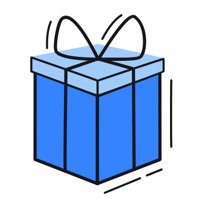 Gift, Animated Icon, Color