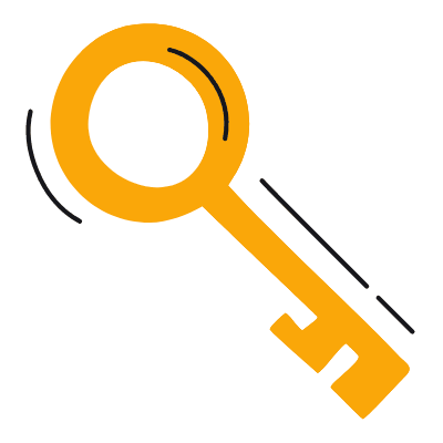 Key, Animated Icon, Color