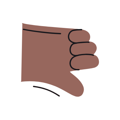 Thumb Down, Animated Icon, Color
