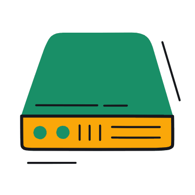 Server, Animated Icon, Color
