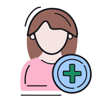 Woman Plus, Animated Icon, Color