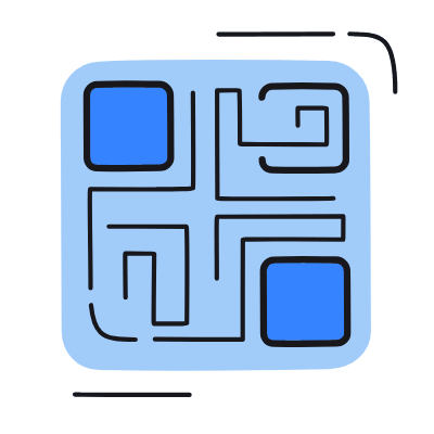 QR Code, Animated Icon, Color