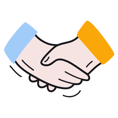 Handshake, Animated Icon, Color