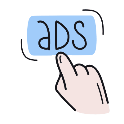 Ads, Animated Icon, Color