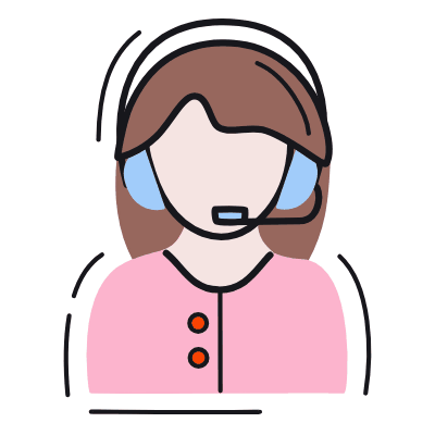Customer Service, Animated Icon, Color