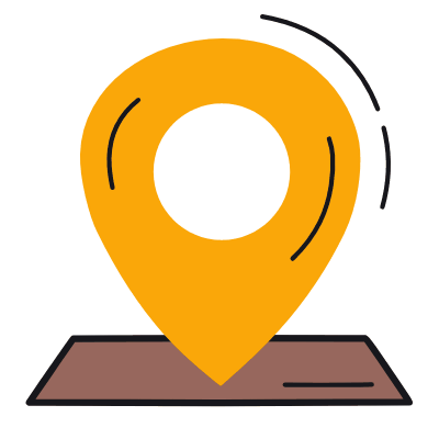 Location Pin, Animated Icon, Color