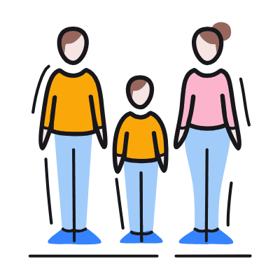 Family, Animated Icon, Color