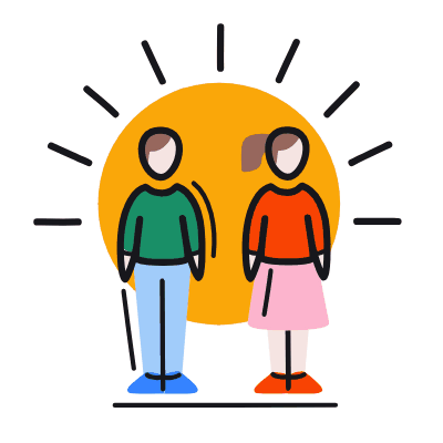 Kids Sun, Animated Icon, Color