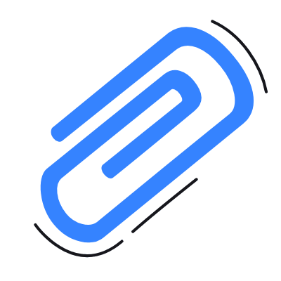 Paperclip, Animated Icon, Color