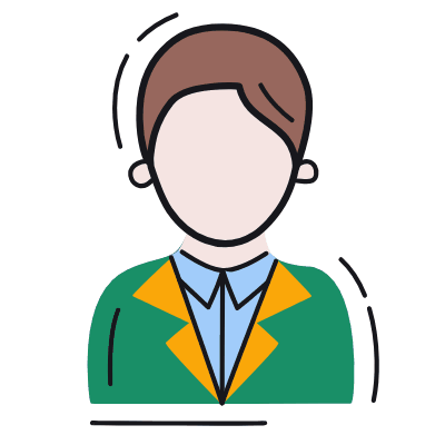 Man Elegant, Animated Icon, Color