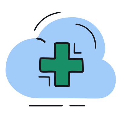 Cloud Plus, Animated Icon, Color