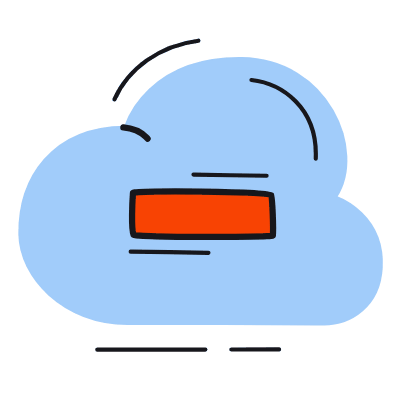 Cloud Minus, Animated Icon, Color