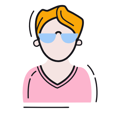 Man Handsome, Animated Icon, Color