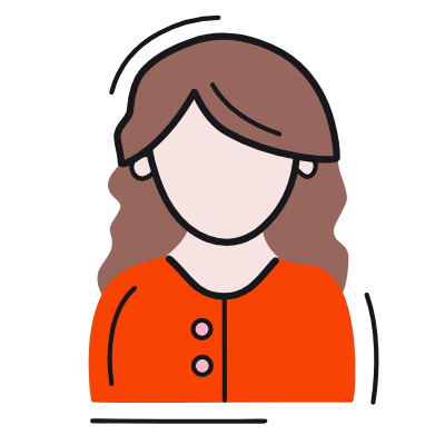 Woman Casual, Animated Icon, Color