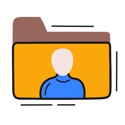 Folder User, Animated Icon, Color