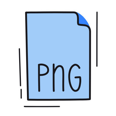 Document PNG, Animated Icon, Color