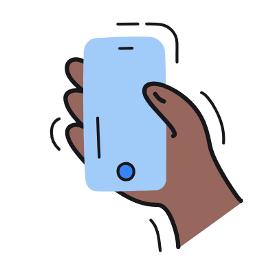 Hand Smartphone, Animated Icon, Color