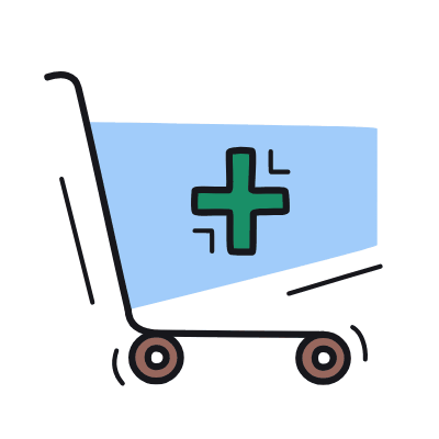 Trolley Plus, Animated Icon, Color