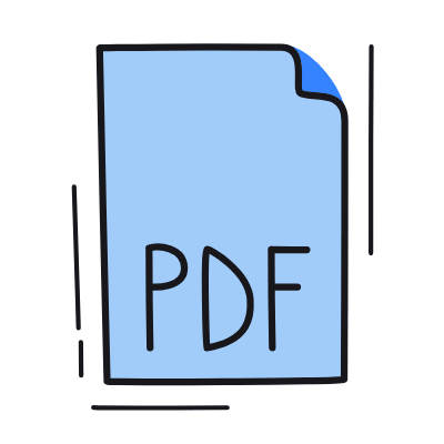 File PDF, Animated Icon, Color