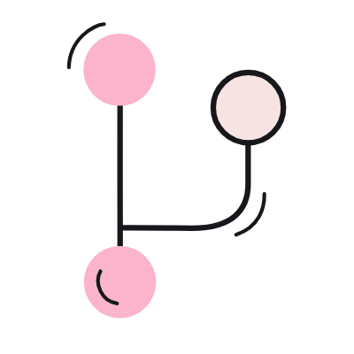 Code Fork, Animated Icon, Color