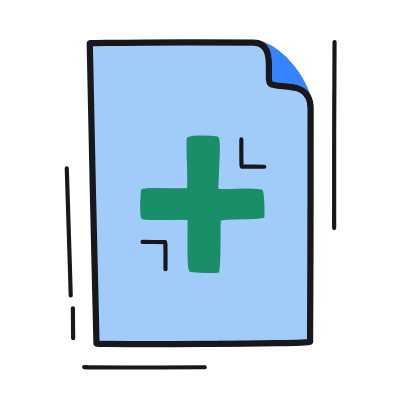 File Plus, Animated Icon, Color