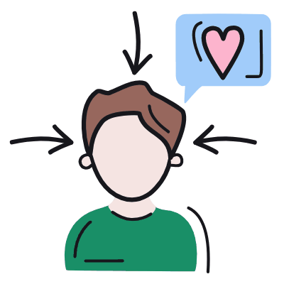 Avatar User Engaging, Animated Icon, Color