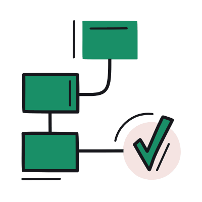 Project Diagram, Animated Icon, Color