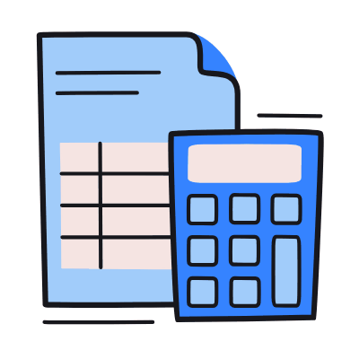 File Calculator, Animated Icon, Color