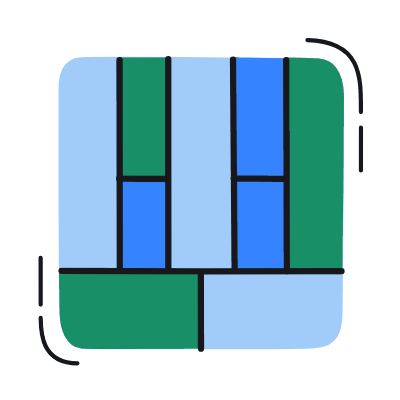 Business Model, Animated Icon, Color