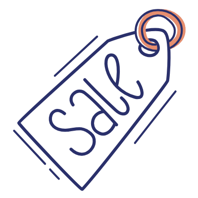 Sale Price Tag, Animated Icon, Motif