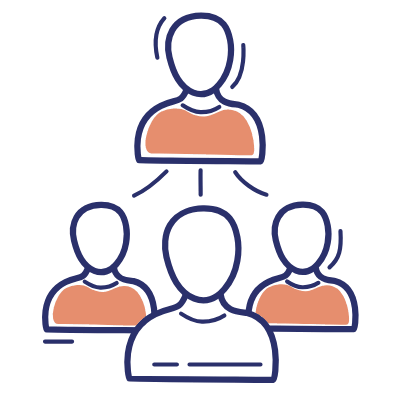 Avatars Hierarchy, Animated Icon, Motif