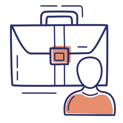 Briefcase Portfolio, Animated Icon, Motif